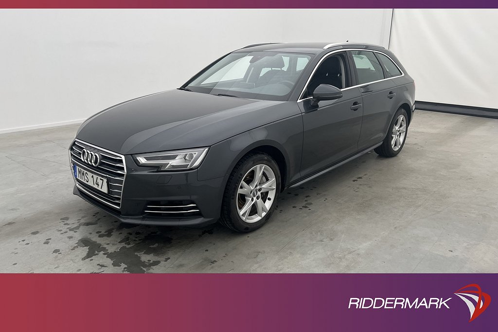 Audi A4 2.0 TDI Q 190hk Proline Navi Cockpit Sensorer Skinn