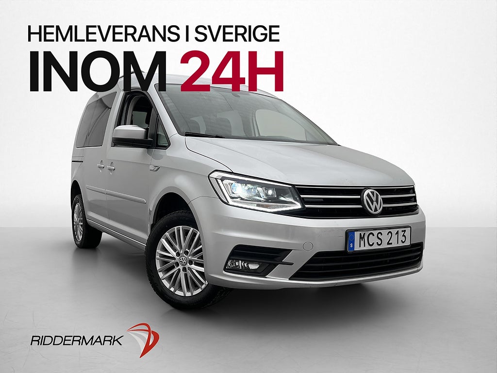Volkswagen Caddy 4Motion Värm Drag LED B-Kamera CARPLAY