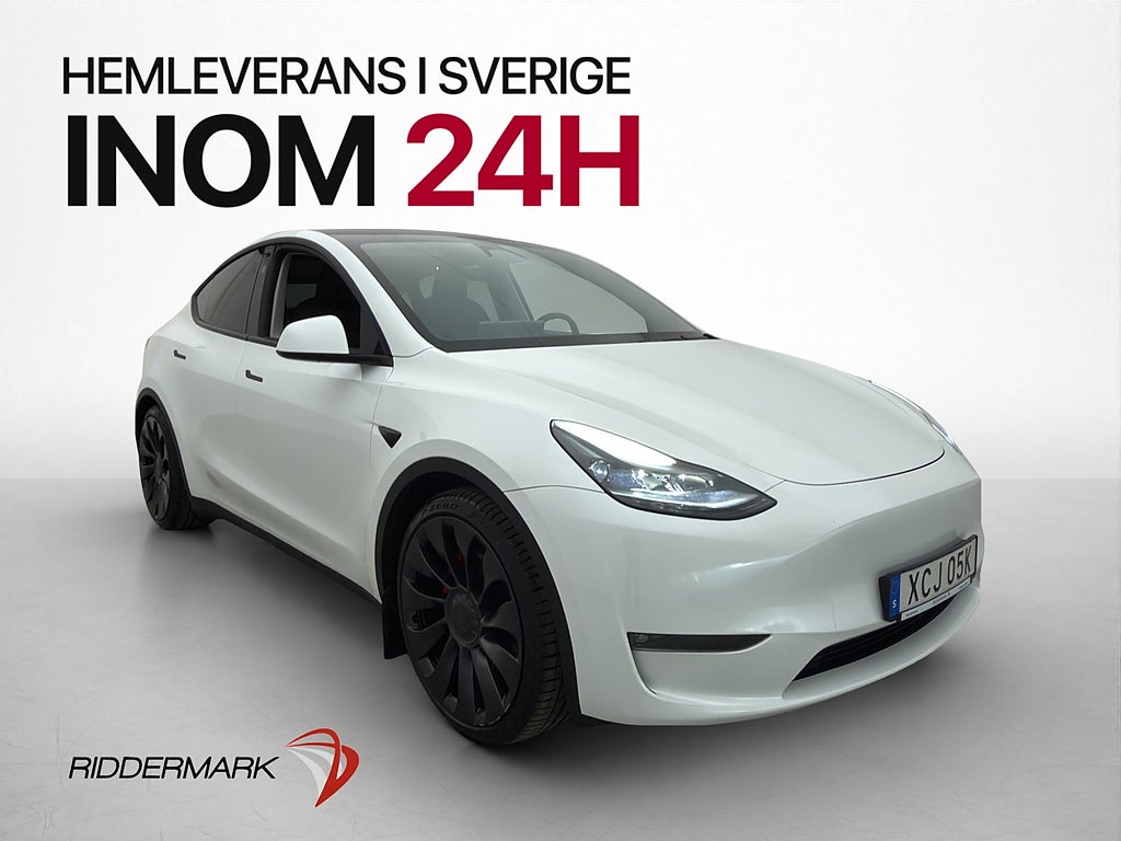 Tesla Model Y Performance AWD Svensksåld Autopilot Drag