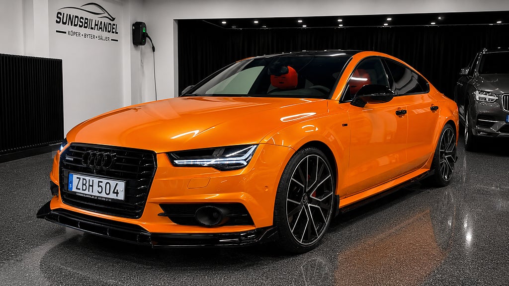Audi A7 3.0TDI Quattro S-Line Matrix Pano Bose Drag HuD Värmare