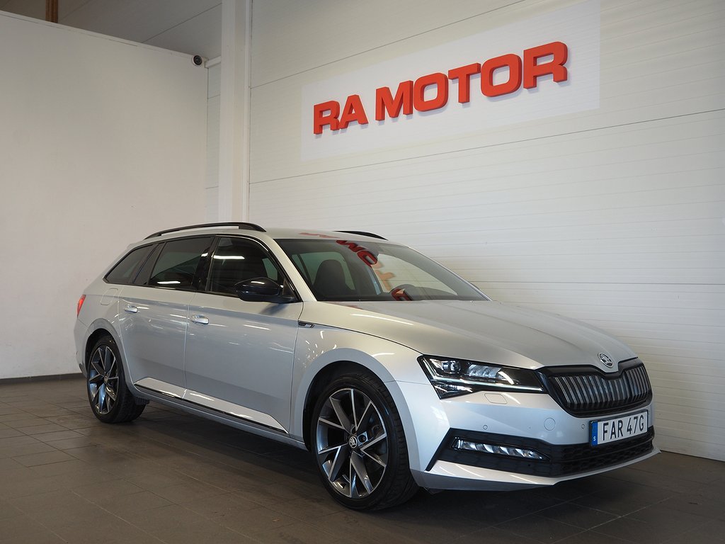 Skoda Superb iV 218hk Sportline Plug-in Hybrid |Drag|Cockpit| 2021