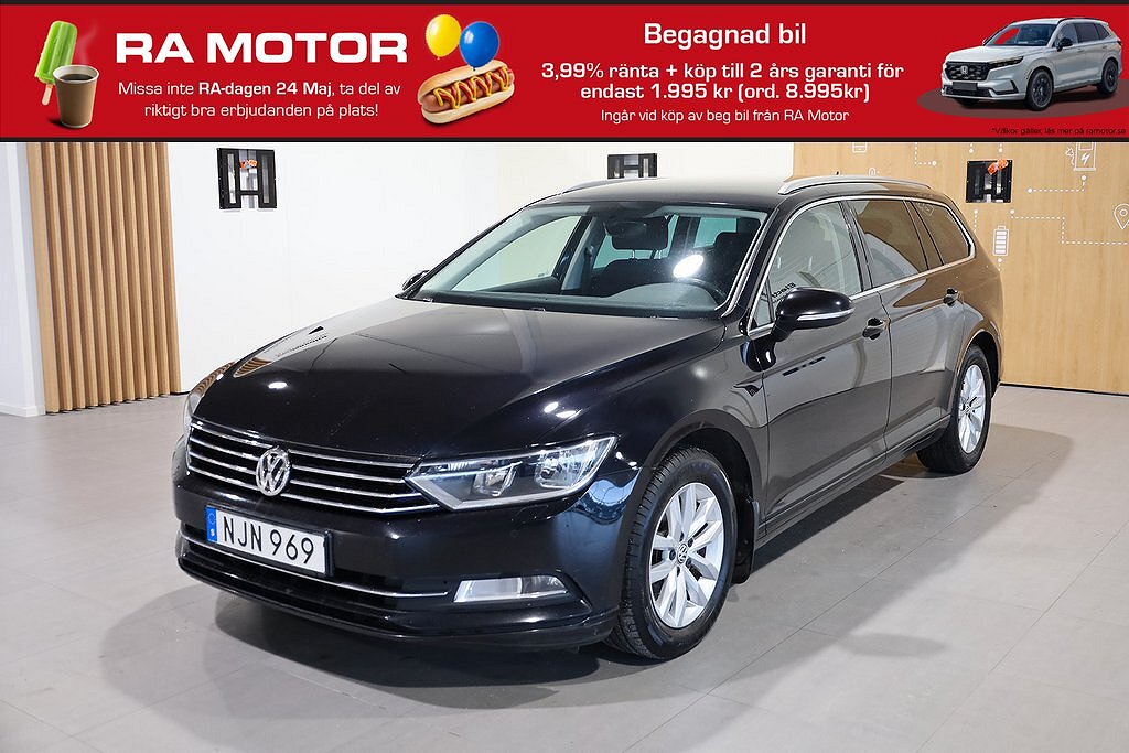 Volkswagen Passat 2,0 TDI 150hk Sportscombi Värmare Drag 2017