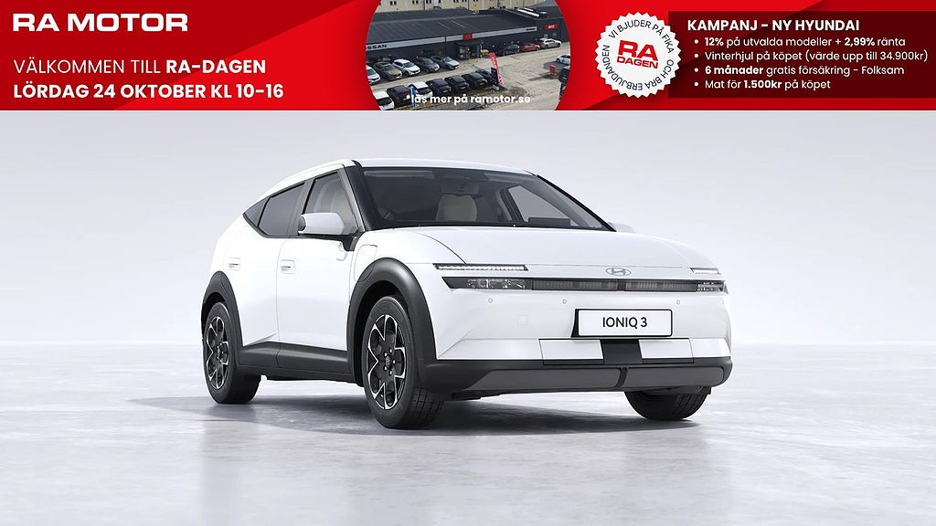 Hyundai Ioniq 3 2,99% ränta |Long Range - Trend 2027