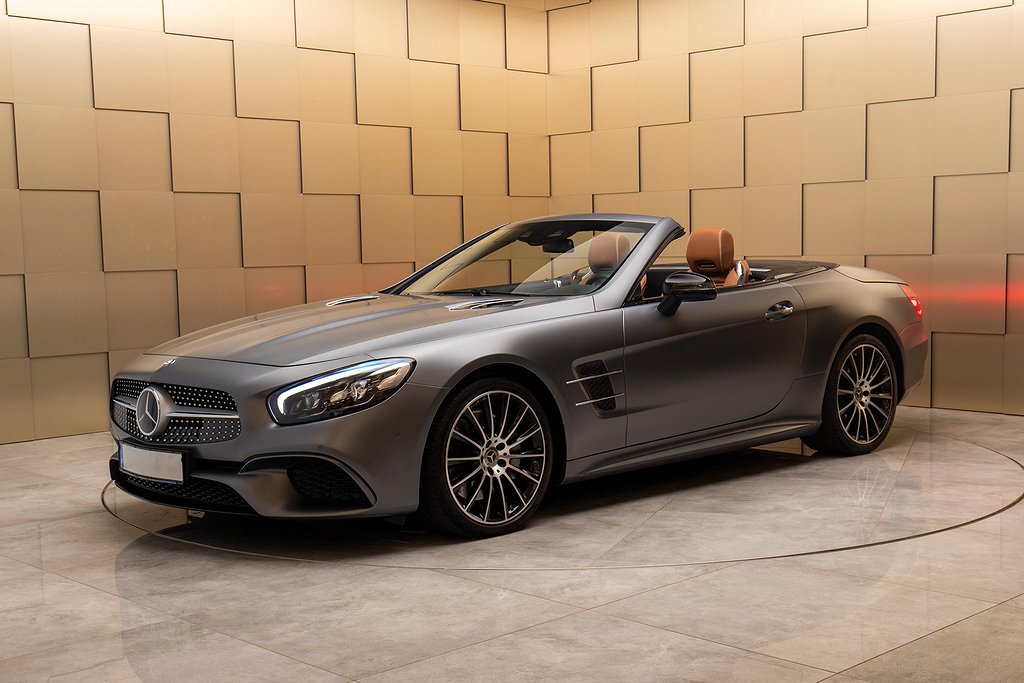 Mercedes-Benz SL 500 AMG 9G-T 455hk / Facelift / Unikum / Nyservad /