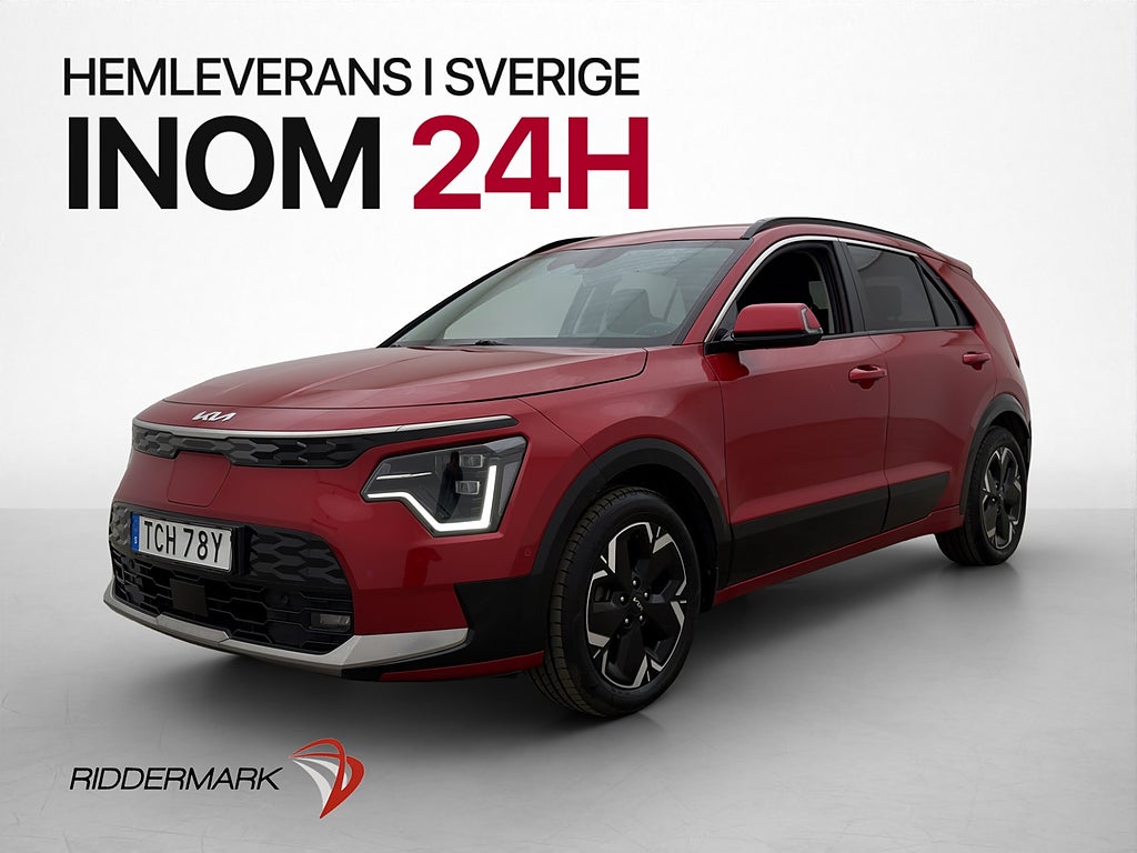 Kia Niro EV 204hk Advance Plus H/K Head Up Kamera Skinn MOMS