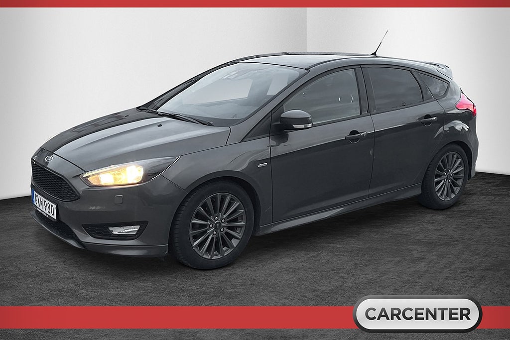 Ford Focus 1.0 EcoBoost ST-Line/1-Ägare/B-kamera/Ny kamrem