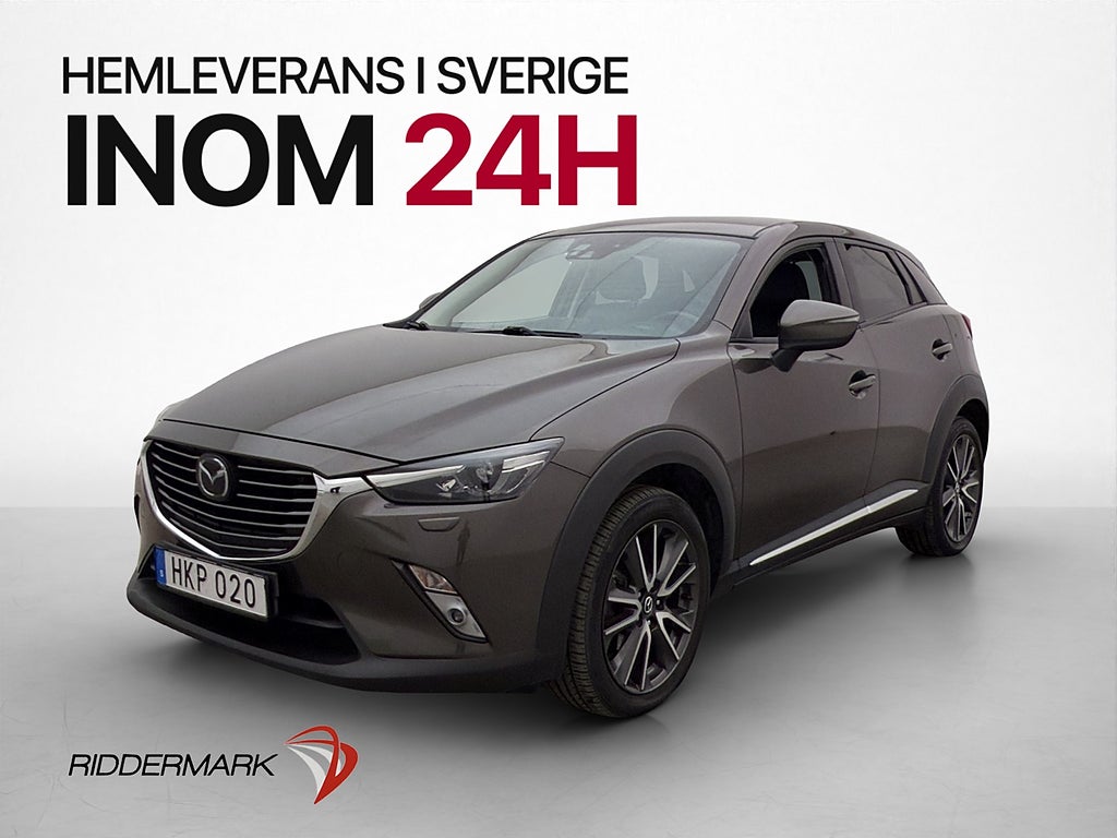 Mazda CX-3 2.0 SKYACTIV-G AWD 150hk Optimum HUD BOSE Kamera