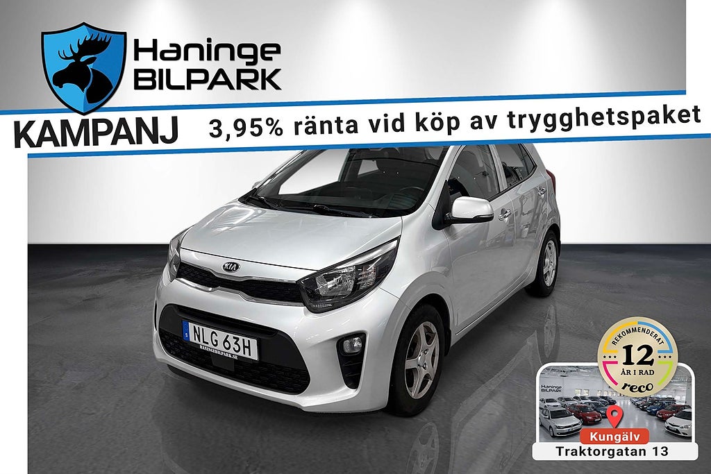Kia Picanto 1.0 MPI Advance/SUPERDEAL FR 3.95%/RATTVÄRME/BT/B-KAM