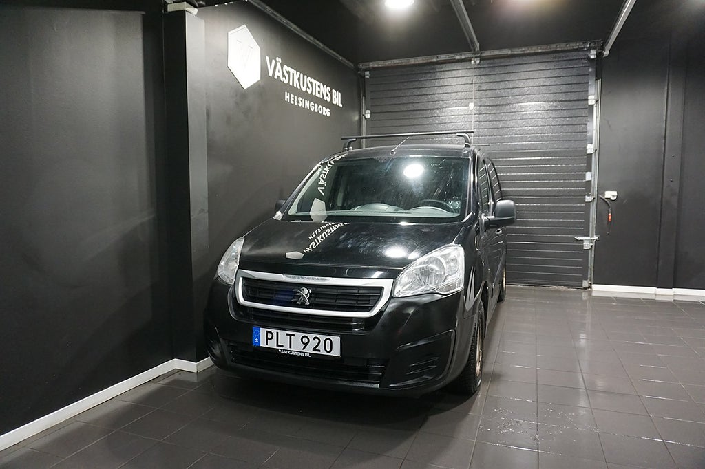 Peugeot Partner Skåpbil 1.6 BlueHDi Manuell, 3-Sits, Drag 75hk