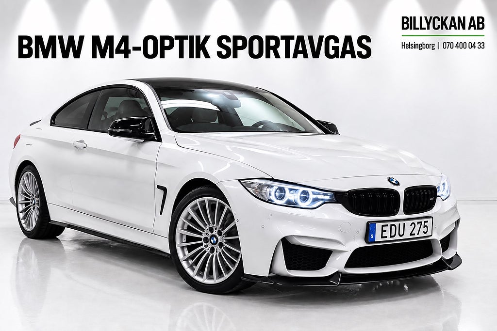 BMW 428I Coupé xDrive M4-OPTIK GTS|SPORTAVGAS|H/K|HUD|360°|LÄDER