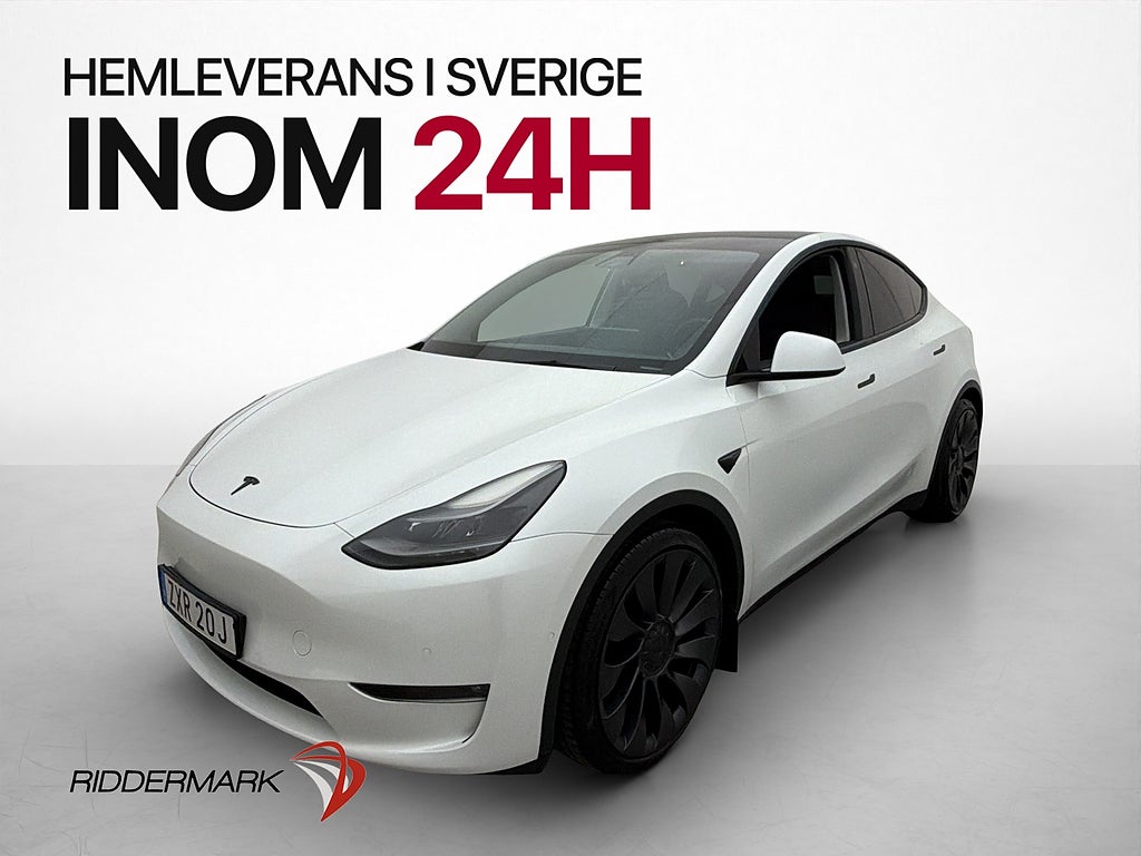Tesla Model Y Performance AWD Värmepump Autopilot Snabbladd