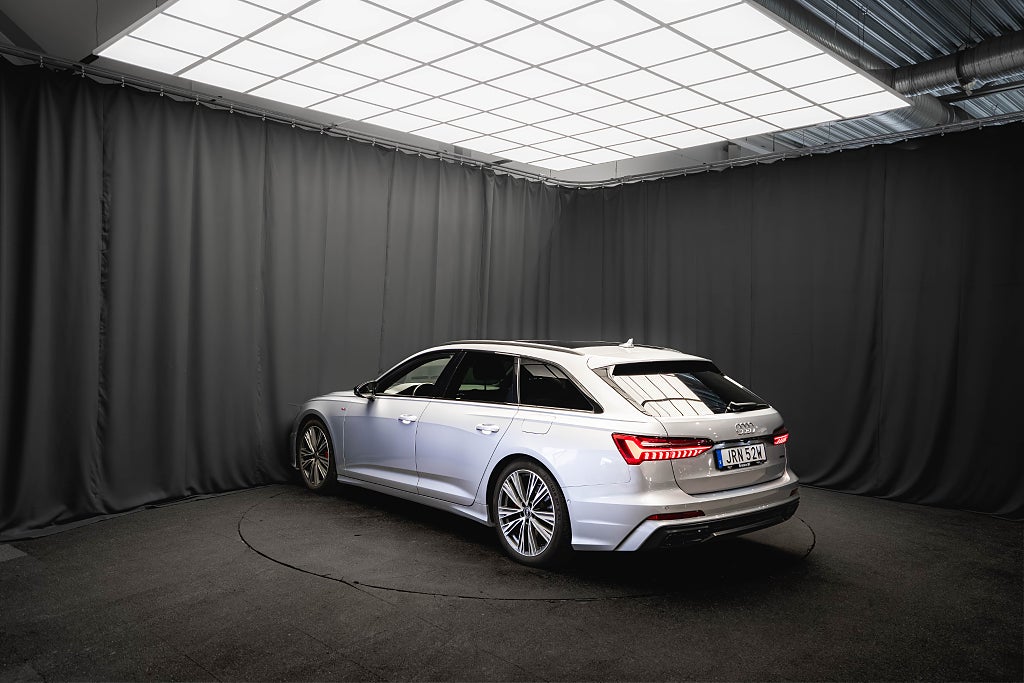 Audi A6 55 TFSI e Q S-Line B&O DRAG HUD ELSTOL KAMERA 97.4%SoH