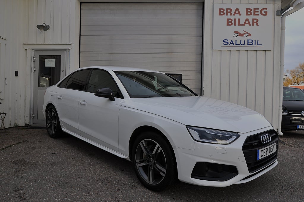 Audi A4 Sedan 40 TDI Quattro Proline Drag Värmare LED Matrix
