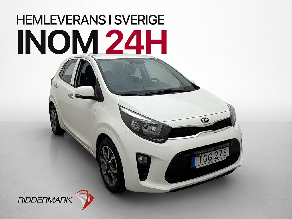Kia Picanto 1.0 MPI 67hk Advance Kamera CarPlay Rattvärme