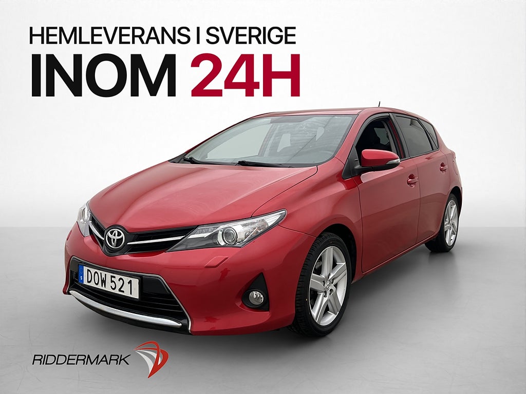 Toyota Auris 1.6 Valvematic 132hk Active Kamera M&K-Värmare