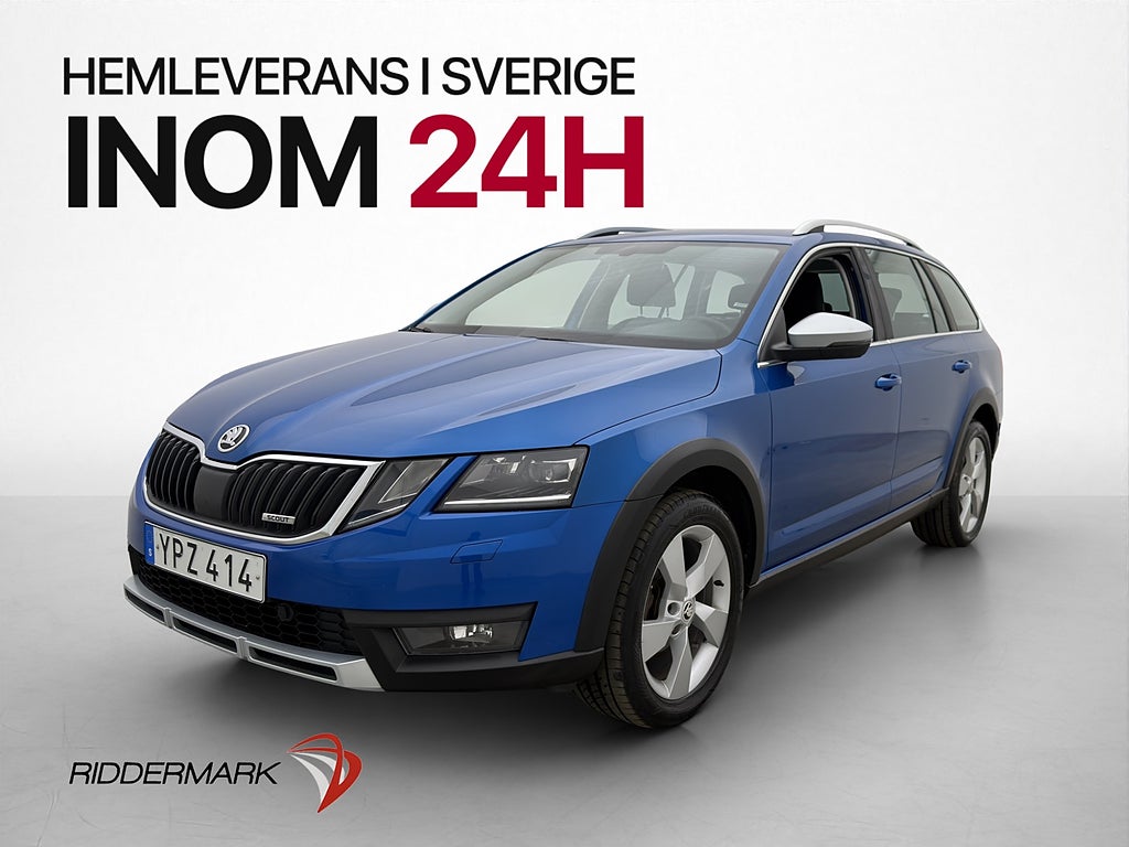Skoda Octavia Scout 2.0 TDI 4x4 150hk M-Värmare Drag Carplay
