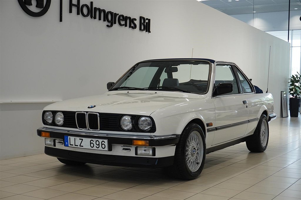 BMW 320 3-serie i E30 Tc Baur Convertible 8600mil.