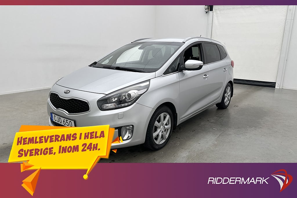 Kia Carens 1.7 CRDi 115hk 7-Sits Sensorer Rattvärme Dragkrok