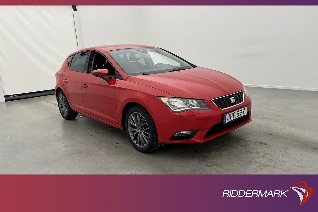 Seat Leon 1.2 TSI 105hk ITECH Sensorer Halvskinn Farthållare