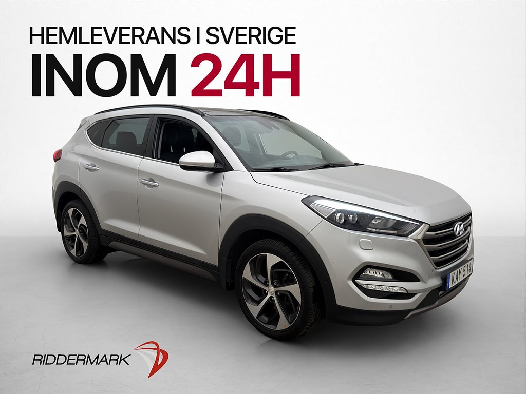 Hyundai Tucson 1.6 177hk AWD Comfort Pano Skinn Kamera Navi