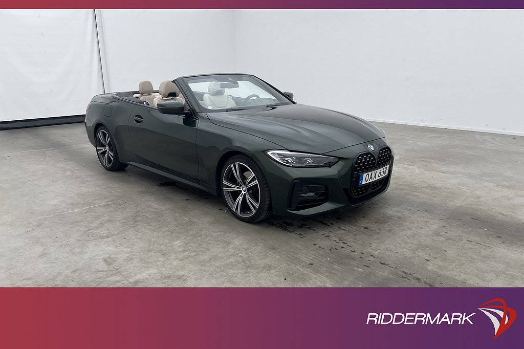 BMW 420 i Convertible M Sport Cockpit HiFi 360° Skinn Navi