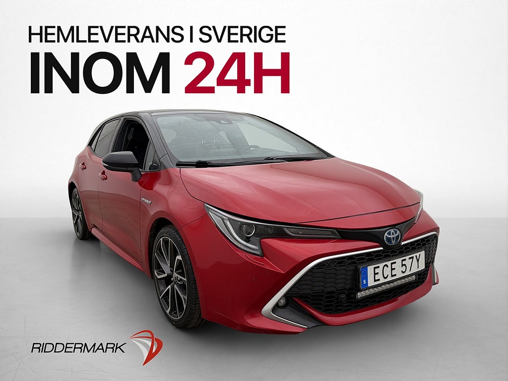Toyota Corolla Hybrid Executive Halvskinn HUD Kamera Navi