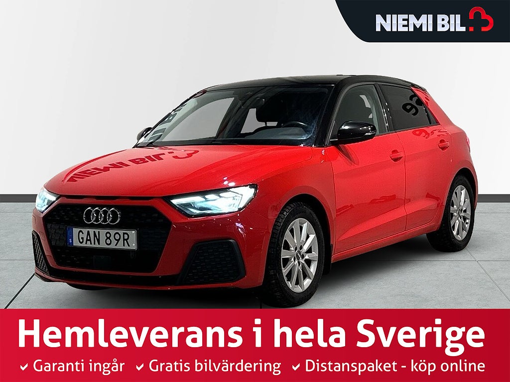 Audi A1 Sportback 30 Proline Mvärm PDC Adaptiv Farthållare SoV 