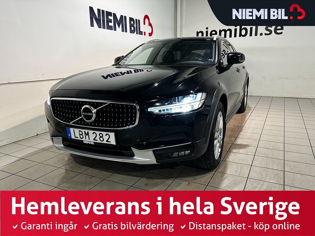 Volvo V90 Cross Country T5 AWD VoC Pvärm Skinn Drag S/V-hjul