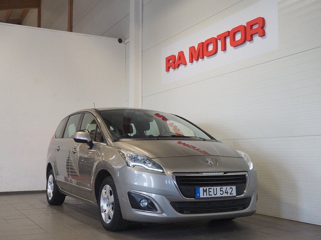 Peugeot 5008 1.2 PureTech 130hk | 7-sits | Farthållare 2015