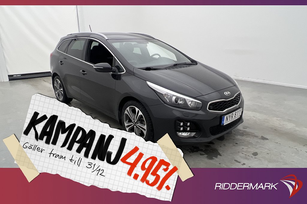 Kia Cee´d Sportswagon CRDi 136hk GT-Line M&K-Värm 4,95% Ränta