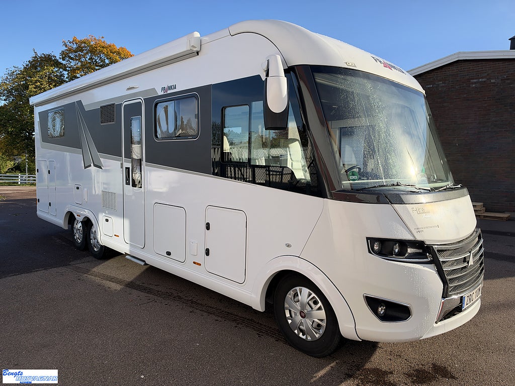 Frankia F-LINE LUXURY 840 QD | LÅGA MIL | HYDRAL. BEN | FULLUTRUSTAD