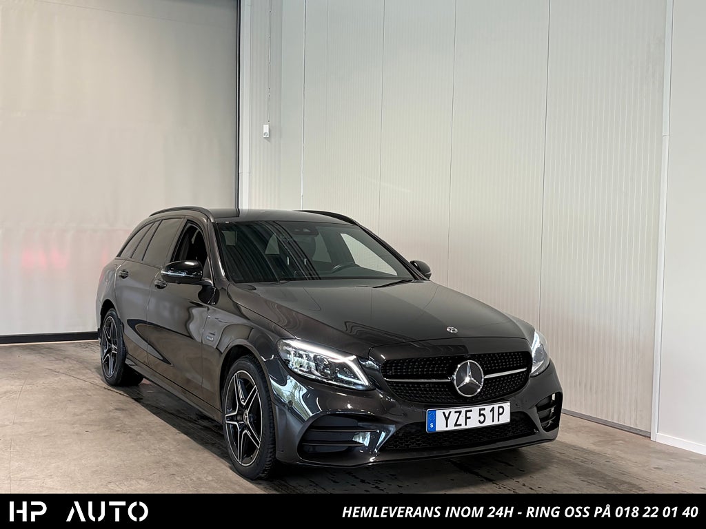Mercedes-Benz C300 de 300de AMG Värmare Navi 360°-kam CarPlay 