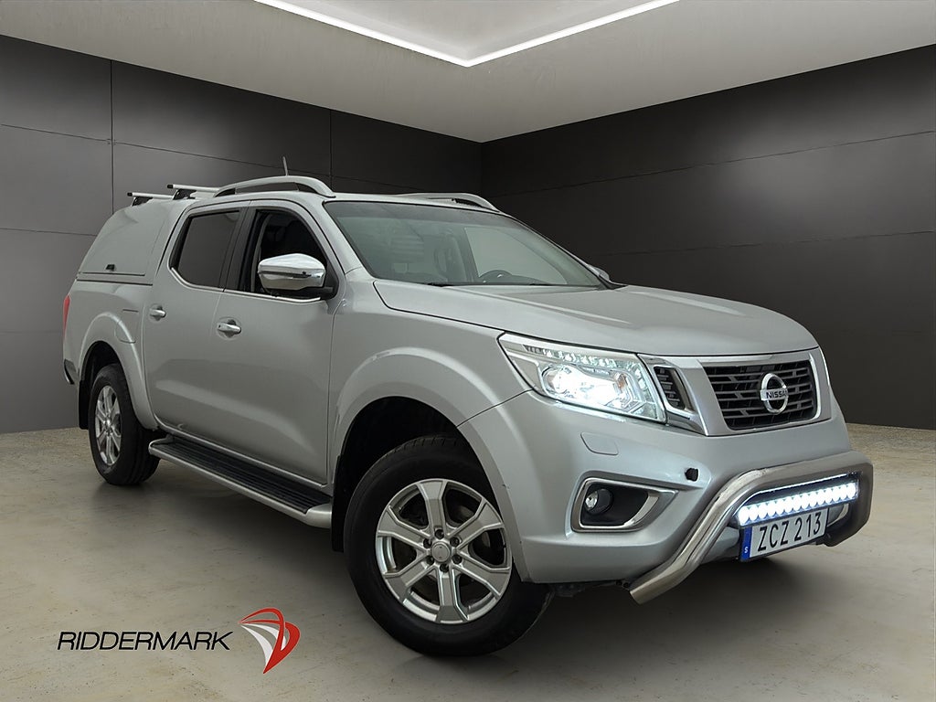 Nissan Navara Tekna 2.3 4WD Drag Skinn Taklucka L-Släde Moms