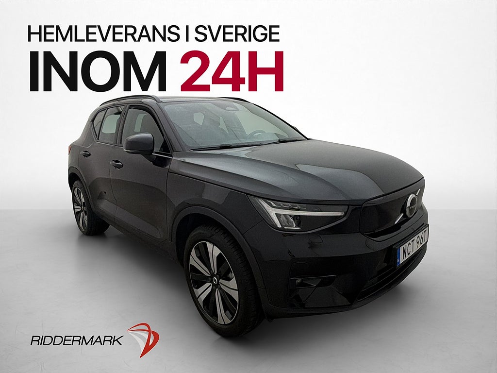 Volvo XC40 Recharge Plus Värmepump Kamera Drag Sensorer