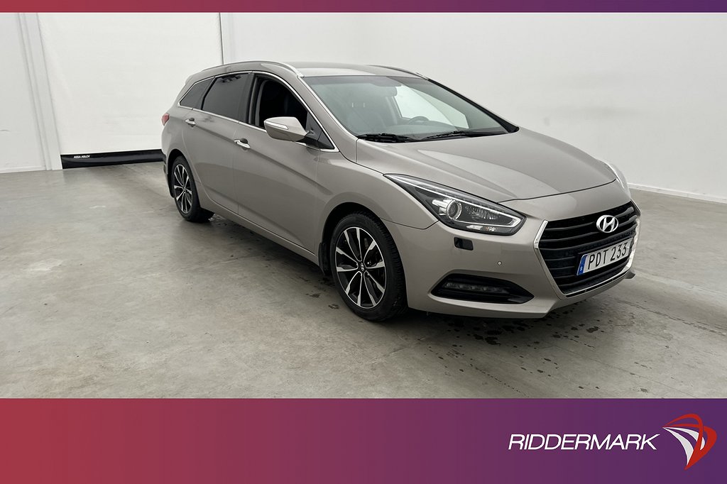 Hyundai i40 cw 1.7 CRDi 141hk Kamera Skinn Navi CarPlay Drag