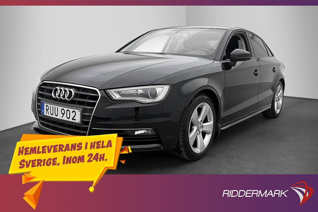 Audi A3 Sedan TFSI 125hk P-Sensorer Farthållare Bluetooth