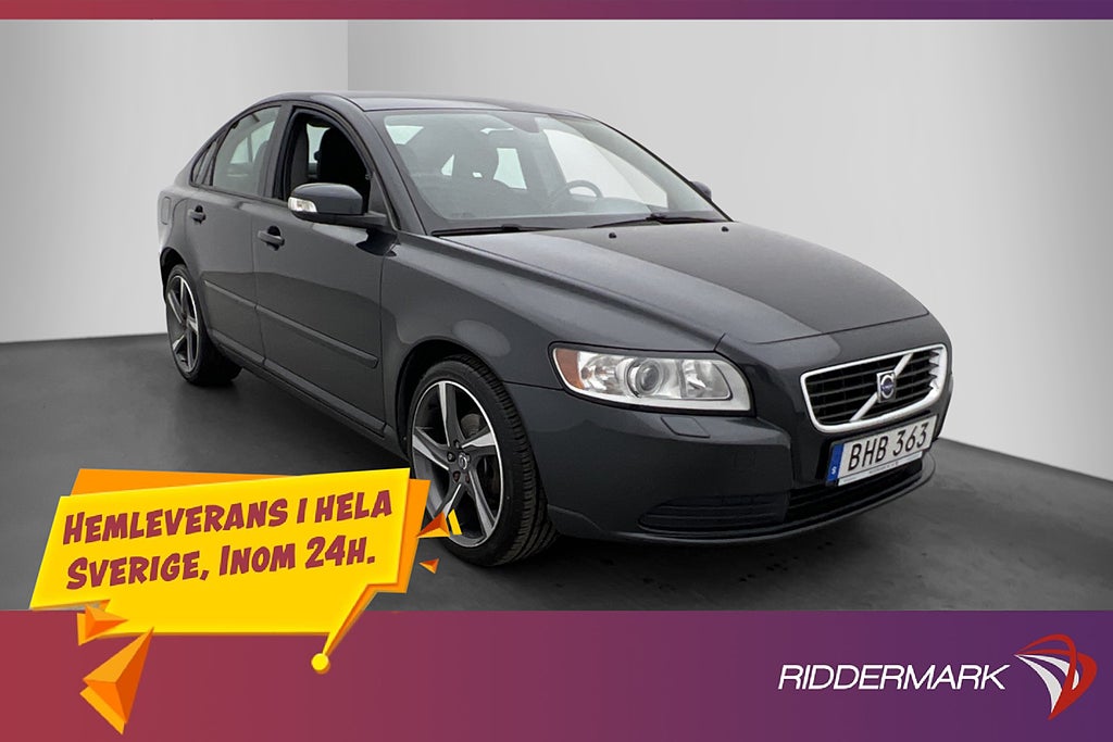 Volvo S40 1.8 Flexifuel 125hk Kinetic Farthållare