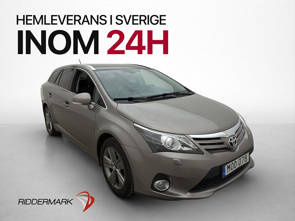 Toyota Avensis 1.8 Valvematic 147hk Edt 50 Pano Kamera Drag