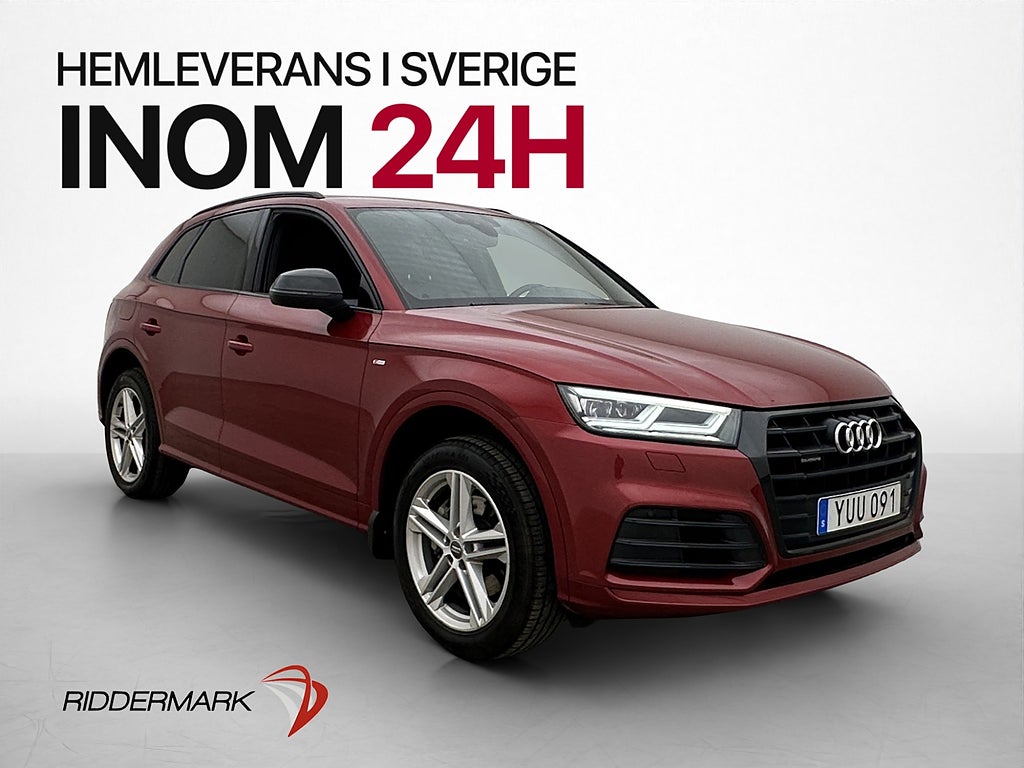 Audi Q5 2.0 TDI 190hk Quattro S-Line Värmare Dragkrok Matrix