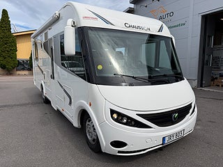 Husbil-integrerad Chausson EXALTIS 7018 (150HK) Queensbed + hyttsäng! ALDE vattenburen! 18 av 21