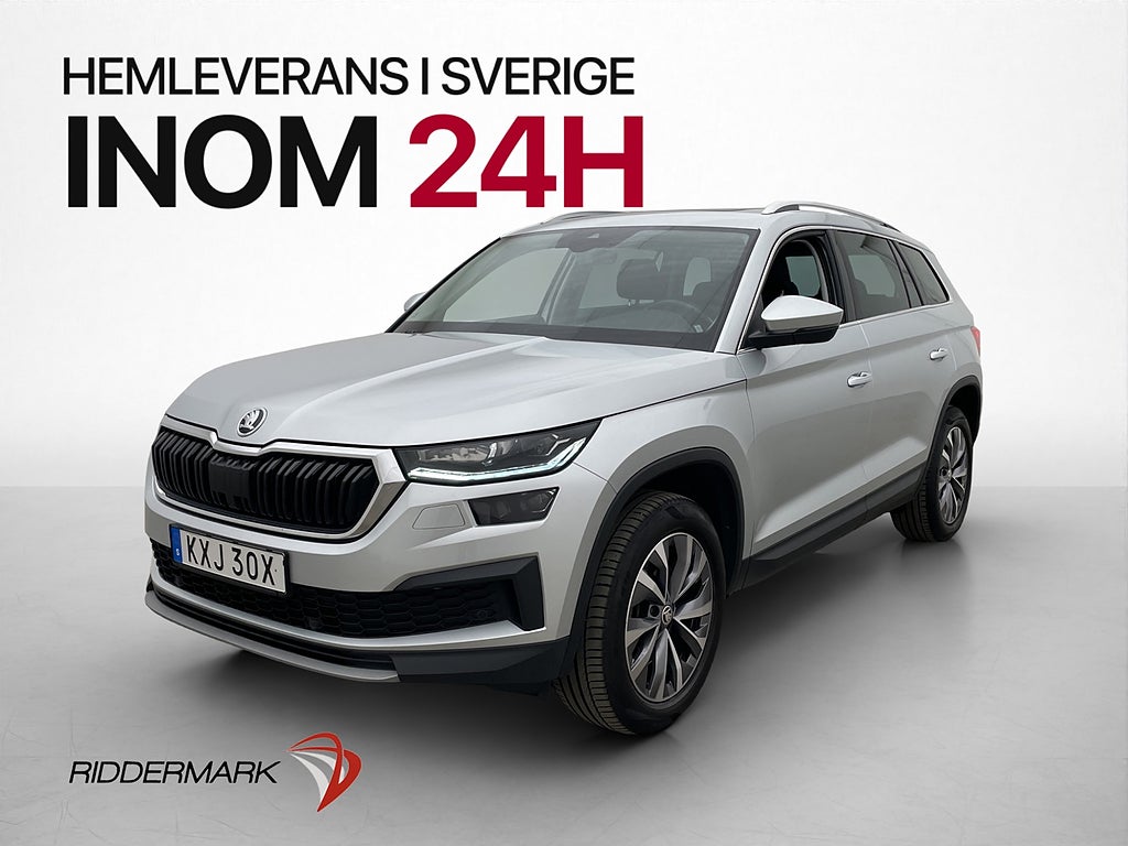 Skoda Kodiaq TDI 4x4 200hk Style Pano Läder Värm CANTON Drag