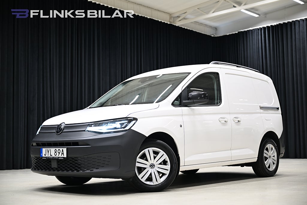 Volkswagen Caddy DSG 122HK Inredd|Dubbeldörr|LED|Backkamera|Lågmil|Moms