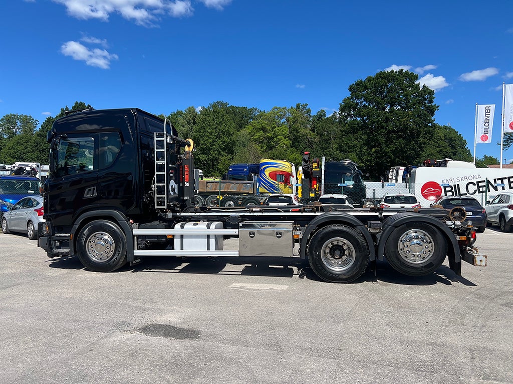 Scania G450 6x2*4 XT Lastväxlare, Fullt Plogutrustad