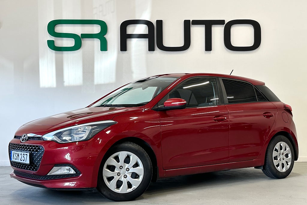 Hyundai i20 1.4 Premium Euro6 | Bluetooth | Rattvärme | SoV-Hjul | 