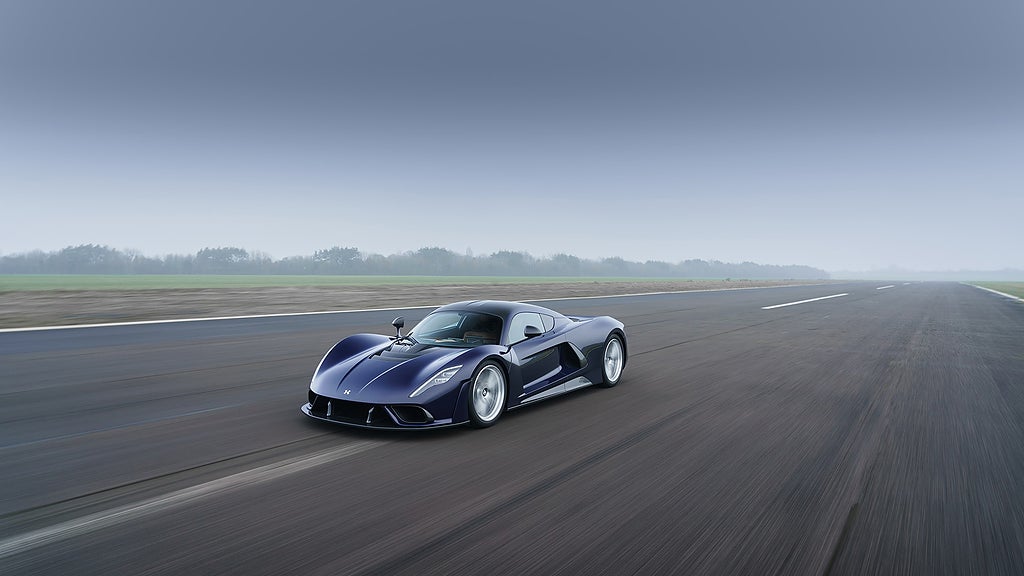 Hennessey Venom F5 påstås toppa 500 km/h. Foto: Hennessey