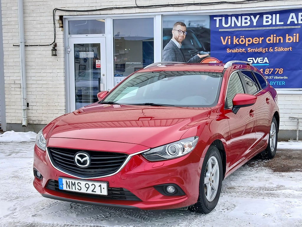 Mazda 6 Wagon 2.2 SKYACTIV-D Euro 6/1 Ägare/GPS/P-Sensor/Besik
