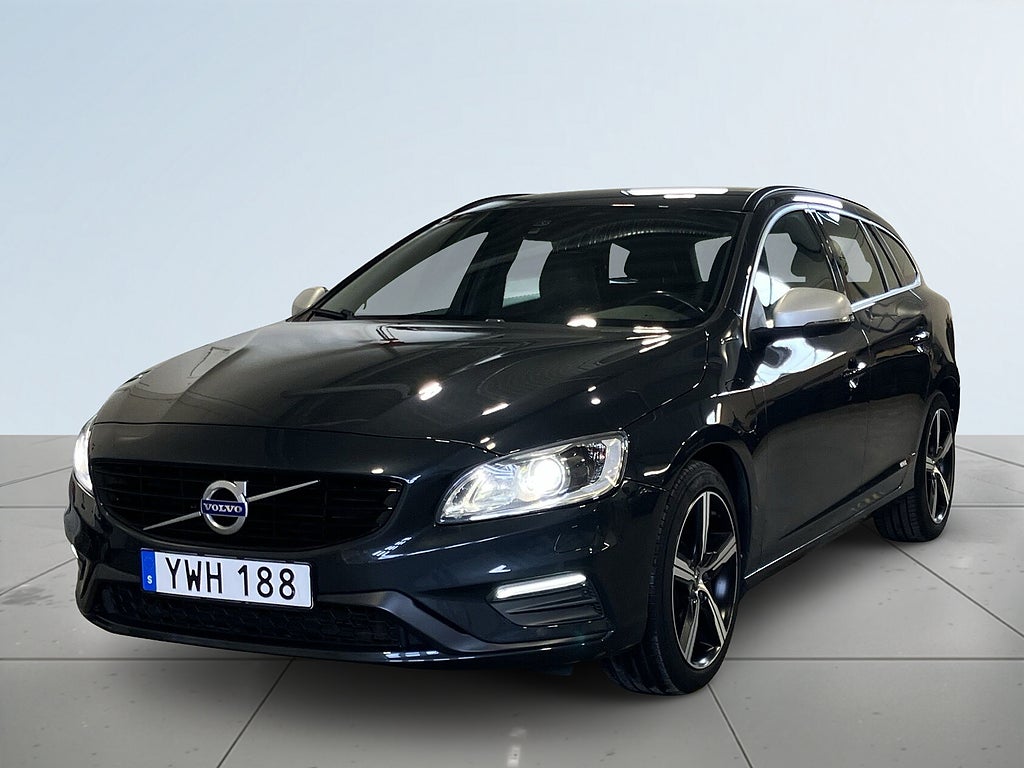Volvo V60 D5 Twin Engine AWD Aut R-Design Värmare Psens Drag