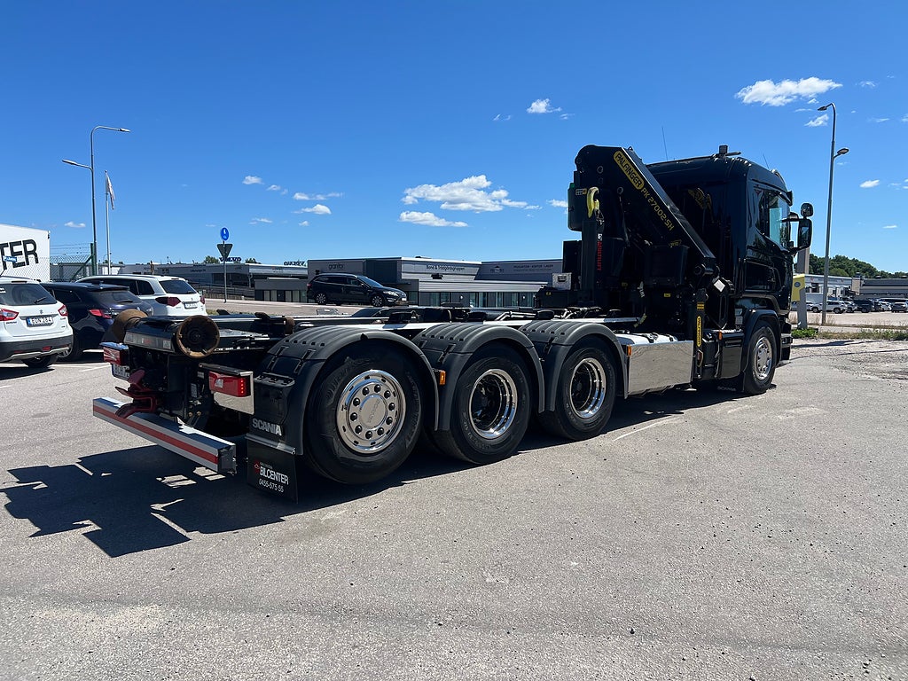 Scania R490 8x4*4 Tridem Kranväxlare, Palfinger 27002 Kran