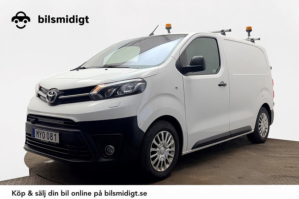 Toyota ProAce 1.5 D-4D 3-sits Drag Inredd Delläder Head-Up Kamera Värmare