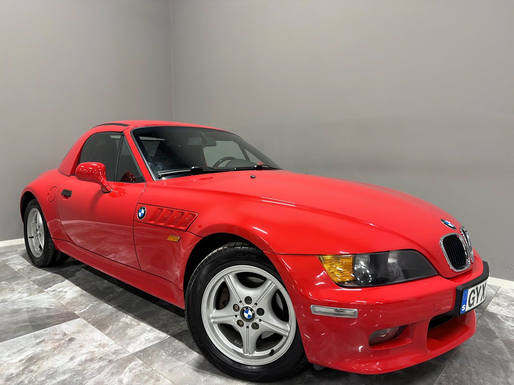 BMW Z3 2.8i Roadster/Plåtcab/Nyservad/Sv-Såld/2Ägare/193HK